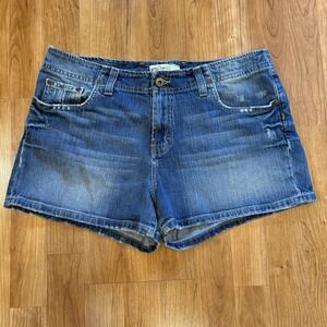 BKE Buckle Wendi Stretch Distressed Denim Jean Shorts Women's Size 33